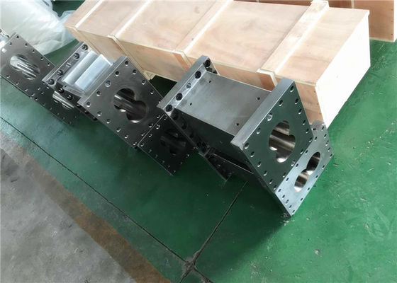 중국 58mm 쌍둥이 나사 압출기 기계를 위한 두금속 선형 배럴을 기계로 가공하는 CNC 협력 업체
